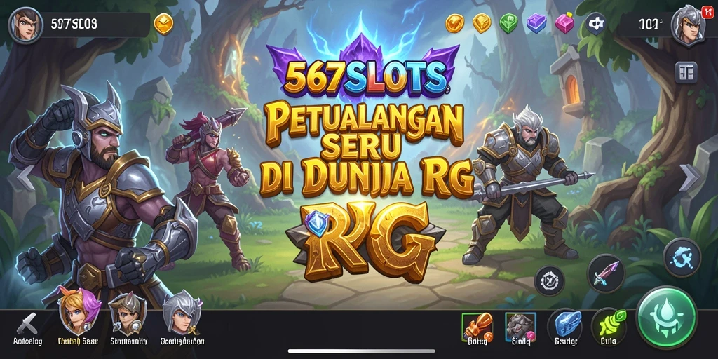 Tampilan gameplay RPG yang menarik di 567SLOTS.
