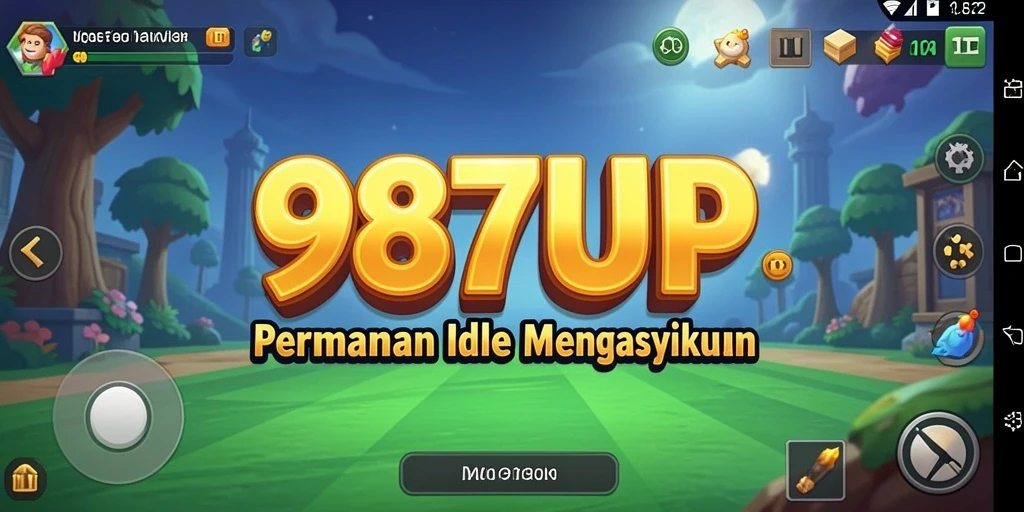 Tangkapan layar gameplay 987UP yang menunjukkan keseruan permainan Idle.