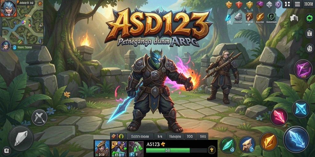 Tampilkan gameplay seru dengan pertarungan intens dalam ASD123.