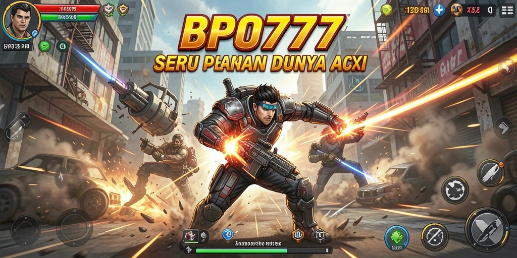 Tampilan gameplay aksi BPO777 yang mendebarkan dan intens.