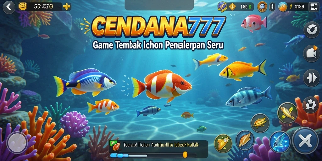 Gameplay menarik Tembak Ikan di CENDANA777 dengan grafik memukau.