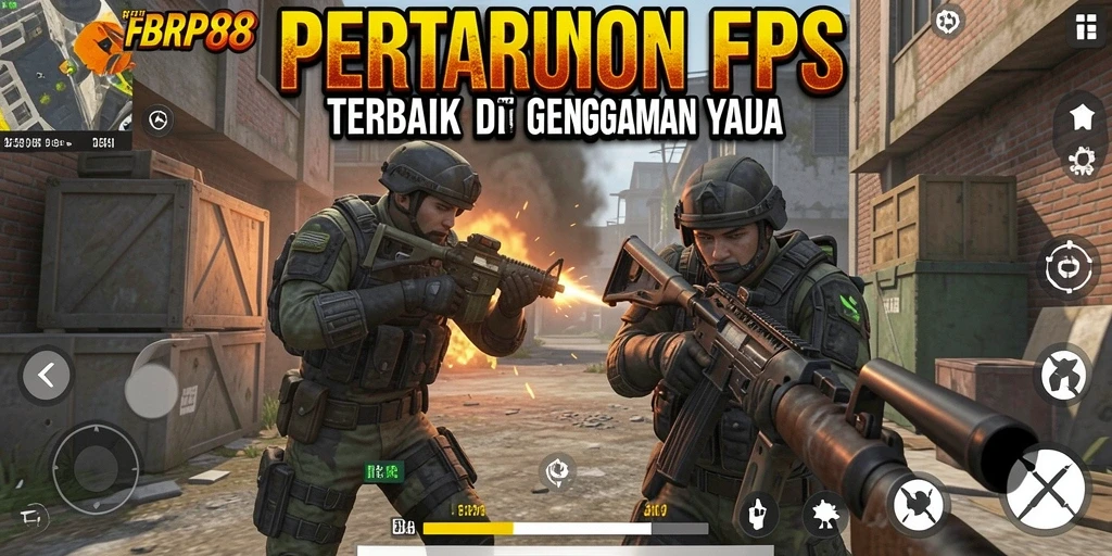 Gameplay seru FBRP88 dengan aksi tembak-menembak yang mendebarkan.