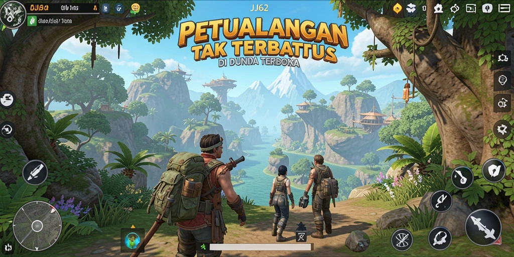 Menampilkan aksi seru dalam gameplay open world JJ62.