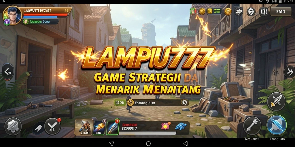 Tampilan gameplay menarik dari LAMPU777 yang menunjukkan strategi pertempuran.