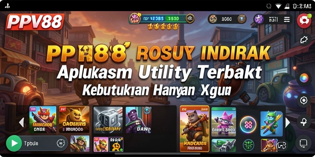 Tampilan aplikasi PPV88 yang intuitif dan mudah digunakan.