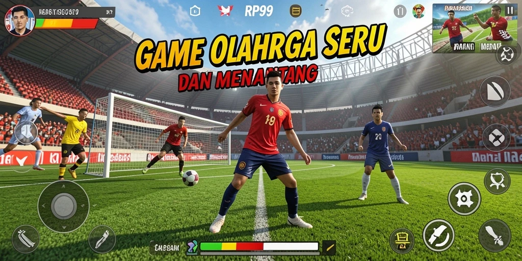Tampilan gameplay RP99 yang seru dan menegangkan saat bertanding.