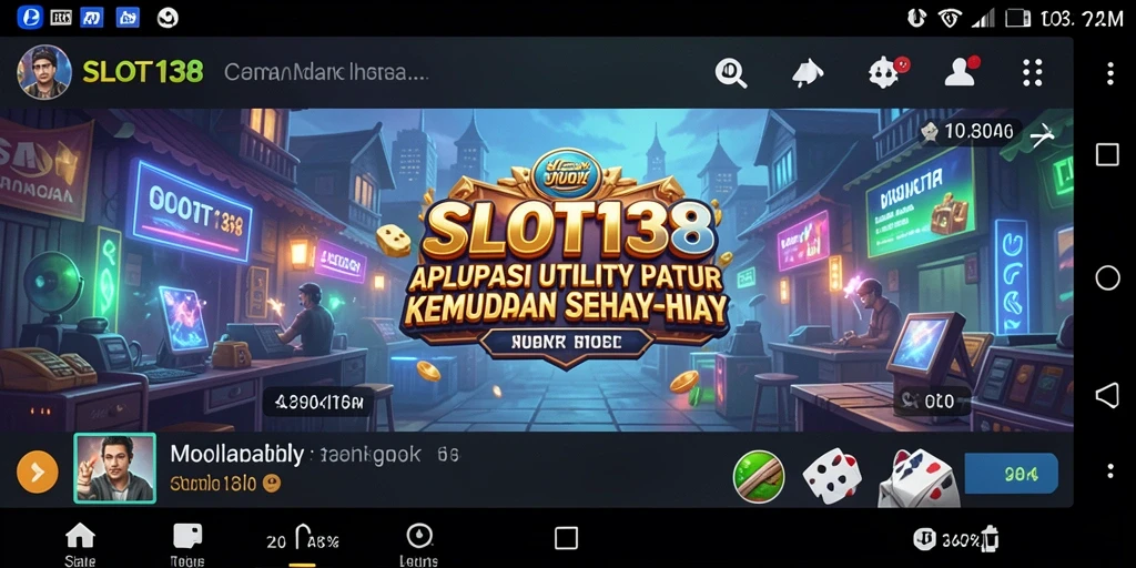 Tampilan antarmuka pengguna SLOT138 yang menarik dan fungsional.