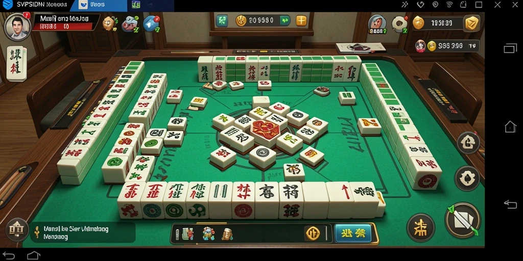 Tampilan menarik dari gameplay Mahjong di SVIPSIDN.
