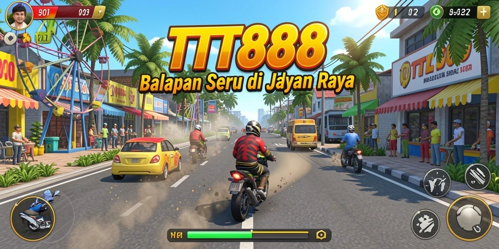 Gameplay Racing yang mendebarkan dengan grafis menakjubkan.